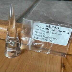 Bomb Party Original Ring - The Dainty Teardrop Ring